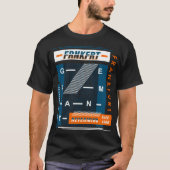 Frankfurt germany tシャツ (正面)
