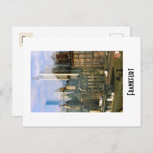 Frankfurt Postcard ポストカード (正面/裏面)