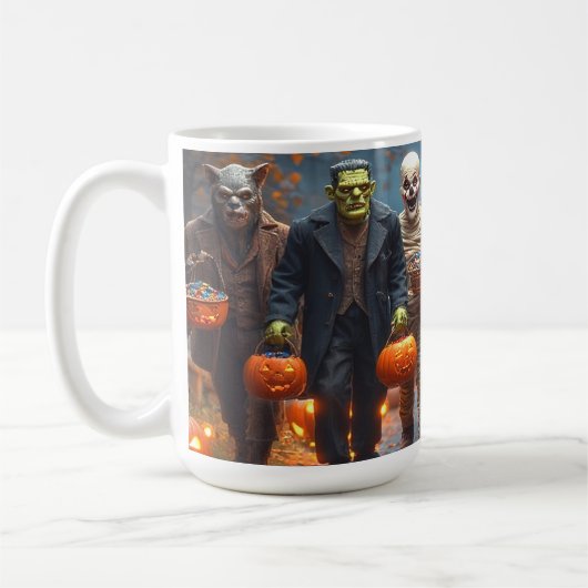 Frankie and Friends, Halloween Coffee Mug コーヒーマグカップ (左)