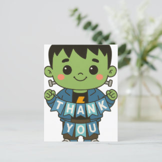 Frankie Boo Crew "Thank You"カード ポストカード