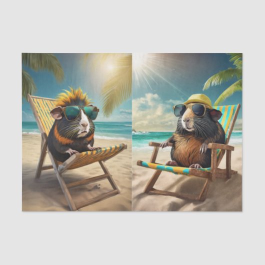 Frankie G & Gerald, Guinea Pigs Go Vaca 薄葉紙 (正面)