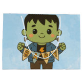 Frankie’s Baby Bash Baby Shower Gift Bags ラージペーパーバッグ (裏面)