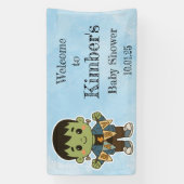 Frankie’s Baby Shower Welcome Sign   横断幕 (縦)