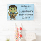 Frankie’s Baby Shower Welcome Sign – Cute Banner 横断幕 (インサイチュ)