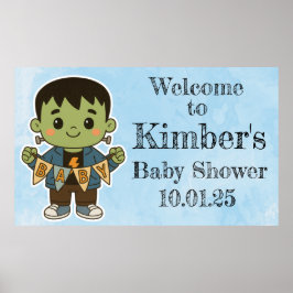 Frankie’s Baby Shower Welcome Sign – Cute Sign ポスター