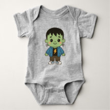 Frankie Sparks “Little Monster” Halloween Bodysuit