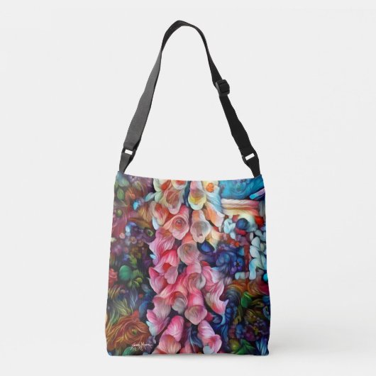 FRANKIESのFOXGLOVEのトートかcrossbodyバッグ3のサイズ クロスボディバッグ (裏面)