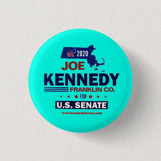 Franklin County for Joe Kennedy 2020 缶バッジ (正面)