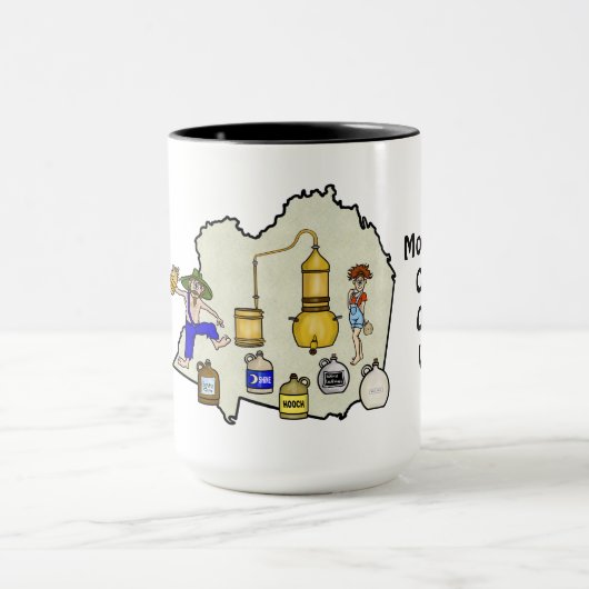 Franklin County, VA Moonshine Capitol Mug マグカップ (中央)
