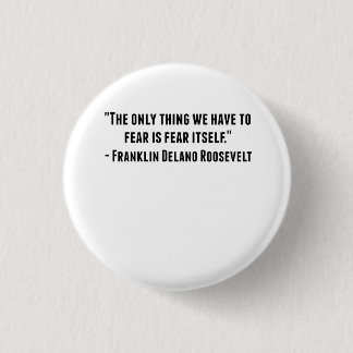 Franklin Delano Rooseveltの引用文 缶バッジ