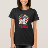 Franklin Merica  4th of July Merica Men Boys Ameri Tシャツ (正面)
