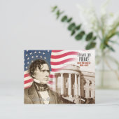 Franklin Pierce – 第14期米国大統領 ポストカード (スタンド正面)