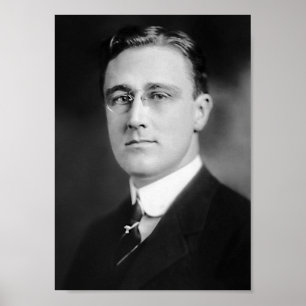 Franklin Roosevelt -海軍の補助秘書 ポスター