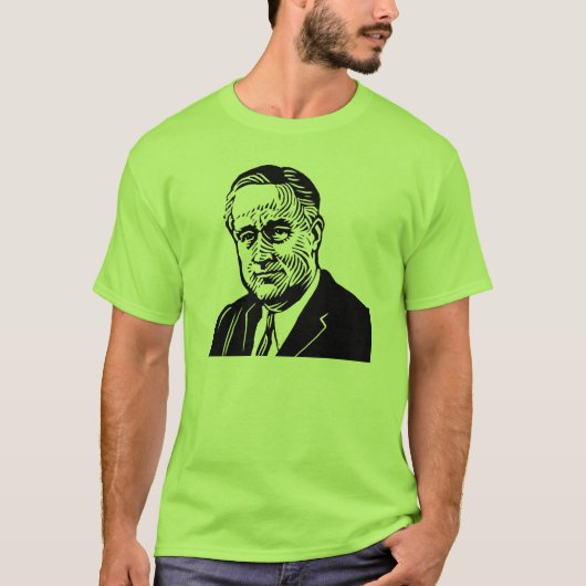 Franklin Roosevelt "32"ティー Tシャツ (正面)