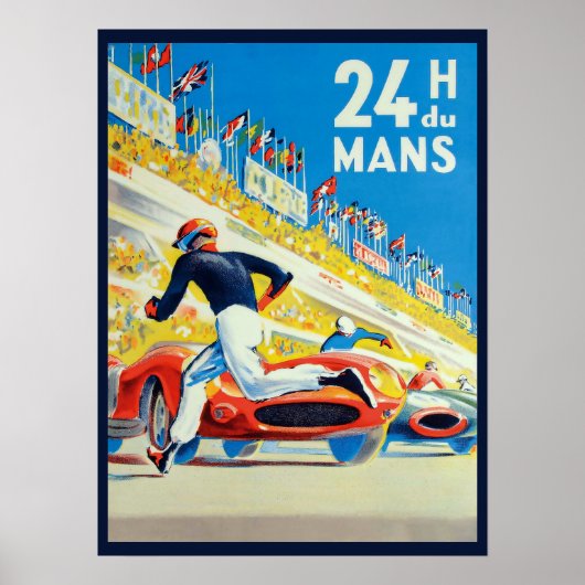 " Frankreich: 1923/heute - 24h Rennen von Le Mans ポスター (正面)