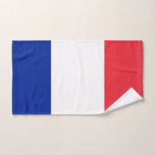 Frankreich Flagge ハンドタオル (ハンドタオル)