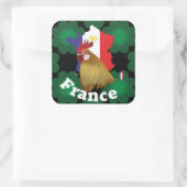 Frankreich France Francia Aufkleber スクエアシール (バッグ)