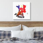 Frankreich, France, Francia Leinwand キャンバスプリント (インサイチュ (寝室))
