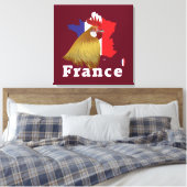 Frankreich, France, Francia Leinwand キャンバスプリント (インサイチュ (寝室))