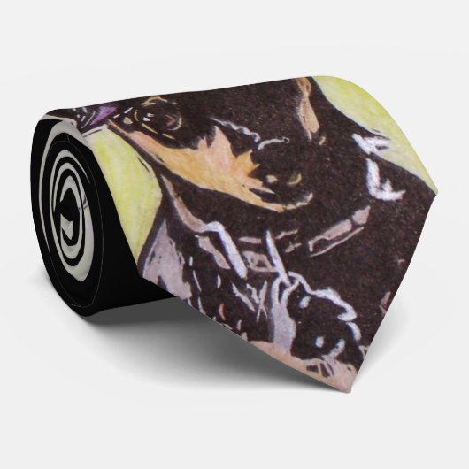 Frannieジャズ風分Pinのタイ ネクタイ (ロール)