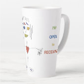 'Frannie' – 受信ラテマグカップを開く カフェラテマグ (右アングル)