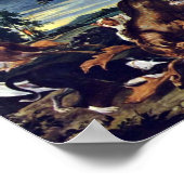 Frans Snyders - deer hunting ポスター (角)