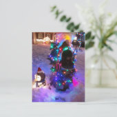 Fransciousおよびレナルトのクリスマスの時間ポスト シーズンポストカード (スタンド正面)