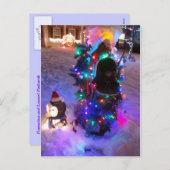 Fransciousおよびレナルトのクリスマスの時間ポスト シーズンポストカード (正面/裏面)