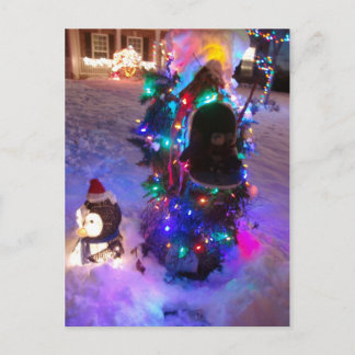 Fransciousおよびレナルトのクリスマスの時間ポスト シーズンポストカード