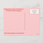 FransciousおよびLennartChristmasの喫茶店 シーズンポストカード (裏面)