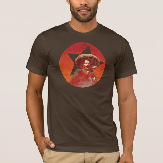 Fransisco (Pancho)の別荘のヴィンテージの赤の星 Tシャツ (正面)