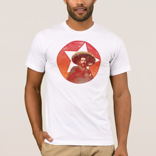 Fransisco (Pancho)の別荘のヴィンテージの赤の星 Tシャツ (正面)