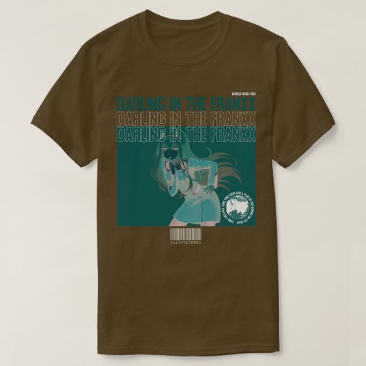 FranXXゼロの中でダーリング2 1 Tシャツ (デザイン正面)