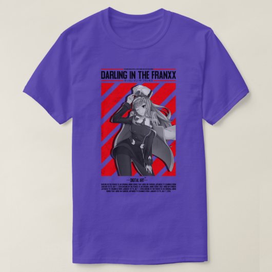 FranXX 6でダーリング Tシャツ (デザイン正面)