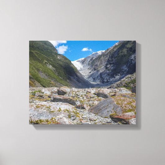 Franz Josef Glacier（ニュージーランド） キャンバスプリント (正面)