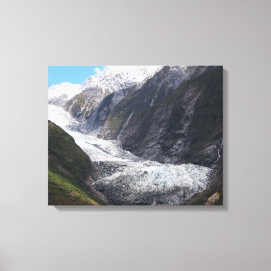 Franz Josef Glacier（ニュージーランド） キャンバスプリント (正面)