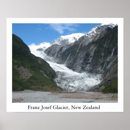 Franz Josef Glacier（ニュージーランド） ポスター (正面)