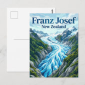 Franz Josef Glacier New Zealand ポストカード (正面/裏面)