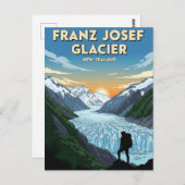 Franz Josef Glacier New Zealand Travel ポストカード (正面/裏面)