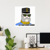 Franz Joseph I., Kaiser von Österreich, mit Brille ポスター (ホームオフィス)