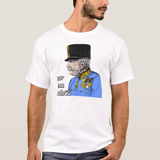 Franz Joseph, Österreich Kaiser Habsburg Tシャツ (正面)