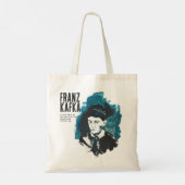 Franz Kafka Portrait with custom text | Booklovers トートバッグ (裏面)