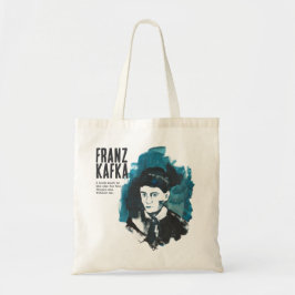Franz Kafka Portrait with custom text | Booklovers トートバッグ