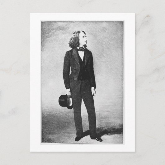 Franz Liszt (1811-86) 1856 （リトボ） （写真なし） ポストカード (正面)