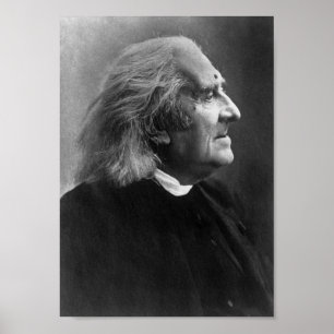 Franz Liszt Profile Picture ポスター