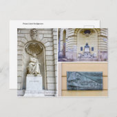 Franz Liszt Sculptures Collage ポストカード (正面/裏面)