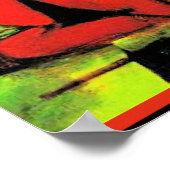 Franz Marc abstract artwork, Fighting Forms ポスター (角)