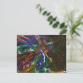 Franz Marc Animal Fates Red Blue Expressionist Art ポストカード (スタンド正面)