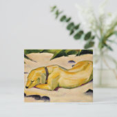 Franz Marc art、Dog Won in the Sun カード (スタンド正面)