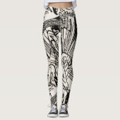 Franz Marc Black and Whiteによる調整 レギンス (正面)